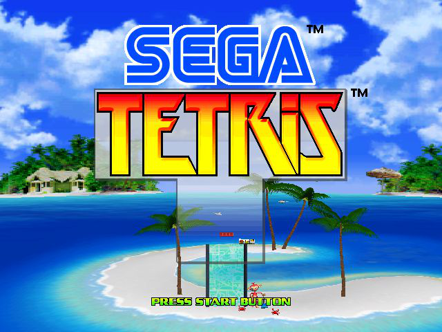 Sega Tetris Title Screen